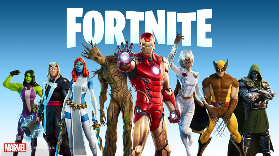 Fornite a hrdinové od Marvelu